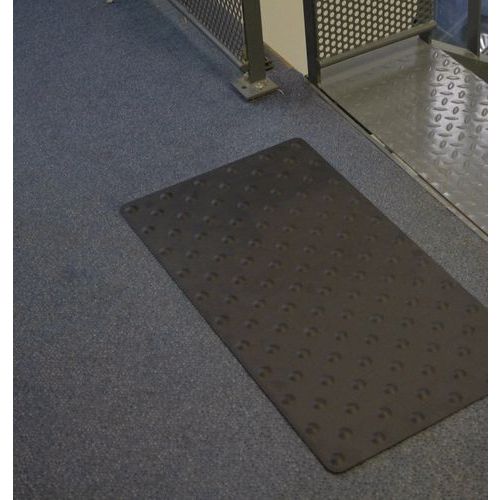 Dalle Podotactile Intérieure Tolplot En Alu 800 X 420mm Noir