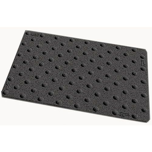 Dalle Podotactile Minérale Avec Adhésif 400 X 600 Mm Noir