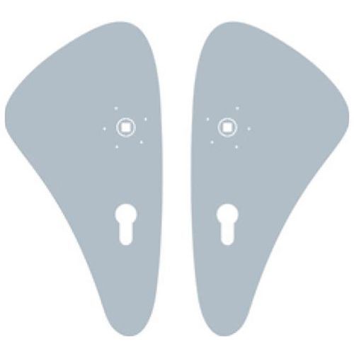 Plaques De Propreté Pour Poignée Ergo Color Avec Trous