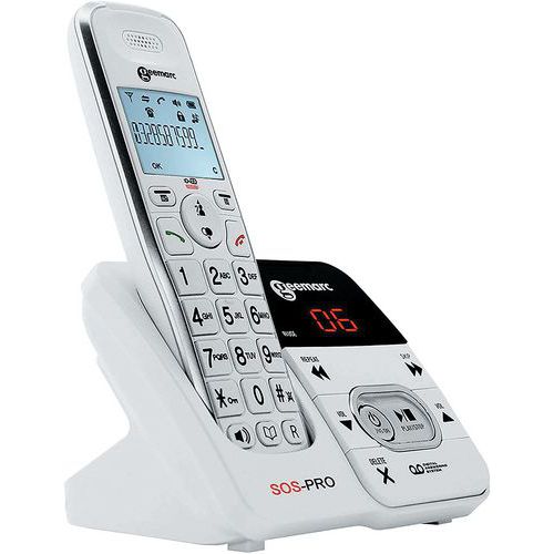 Téléphone Amplifié Sans Fil Amplitect 295 Avec Répondeur - Geemarc