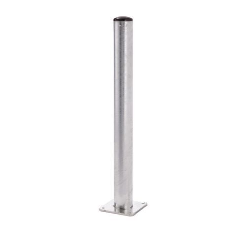 Mottez - Poteau de protection galvanisé - 120 cm - Voirie - Robuste et durable