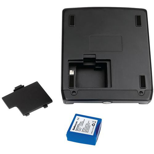 Safescan LB-105 batterie rechargeable qui alimente les détecteurs de faux billets Safescan - Batterie lithium qui alimente les détecteurs de faux billets avec jusqu'à 30 heures d'alimentation portable