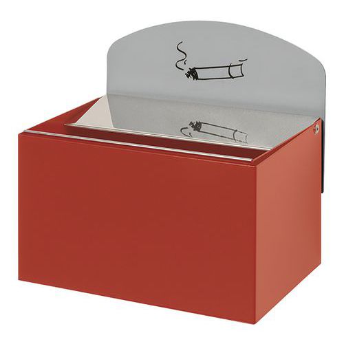 Cendrier 04l Avec Panneau Rouge