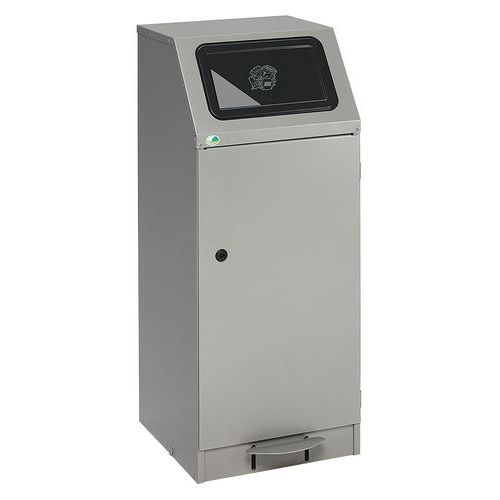 Poubelle Tuv à Pédale 75l Argent