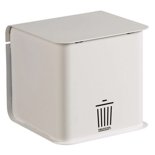 Poubelle De Bureau Cuba 1l Blanc 9016