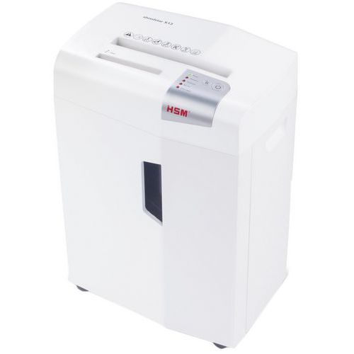 HSM - Destructeur de documents Shredstar X13 P4 - Coupe croisée - Sécurité P-4 - Bureau partagé