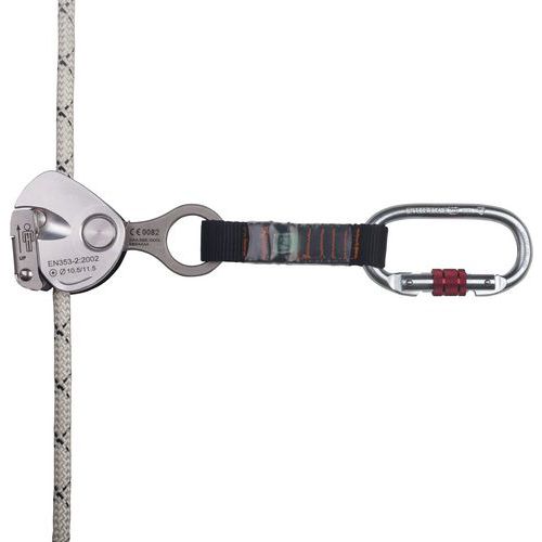 Antichute Coulissant Sur Corde Ã˜ 10.5 Mm 1 Mousqueton