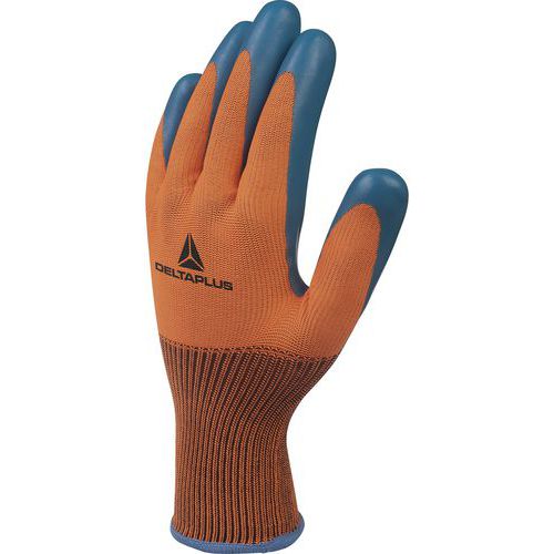 Gants De Manutention Tricot Polyester - Paume Enduite Latex - Taille 11