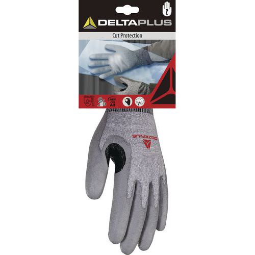 Gants tricot softnocut paume enduite polyuréthane, avec renfort jauge 15 Gants tricot softnocut paume enduite polyuréthane, avec renfort jauge 15