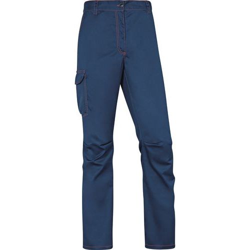 Pantalon De Travail Panostyle Gris-bleu Marine-orange S
