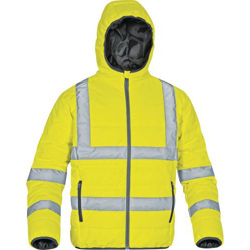 Doudoune Matelassée Jaune Fluorescent L