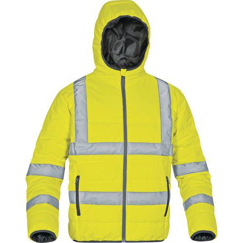 Doudoune Matelassée Jaune Fluorescent S