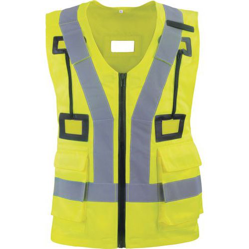 Gilet Haute Visibilité Jaune Fluorescent Taille Unique