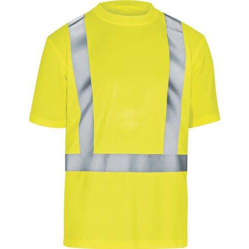 Tee-shirt Polyester Haute Visibilité Jaune Fluorescent M
