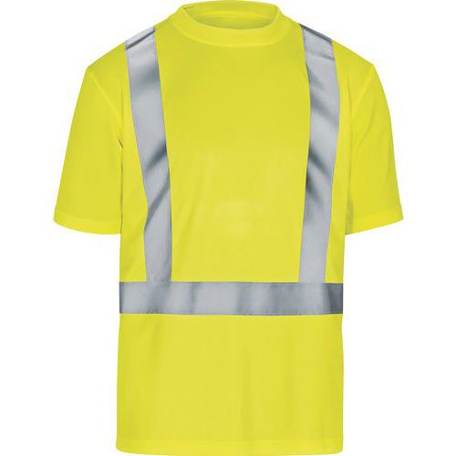 Tee-shirt Polyester Haute Visibilité Jaune Fluorescent Xl