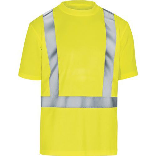 Tee-shirt Polyester Haute Visibilité Jaune Fluorescent Xxl