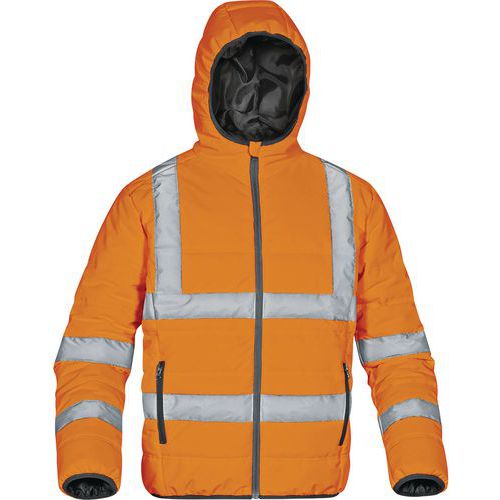 Doudoune Matelassée Orange Fluorescent 3xl
