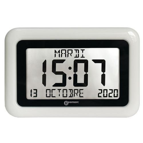 Horloge grand affichage blanc Horloge grand affichage blanc