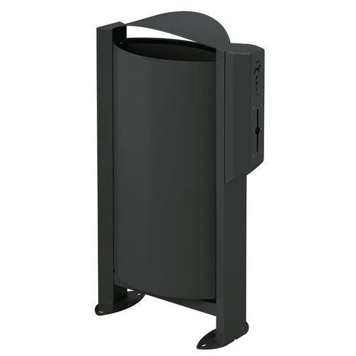 Poubelle D'extérieur Arkea Sur Pied 60l Distri.200 Sacs Canin Anthr 7016