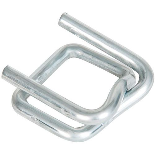 Boucles métal 13 mm pour feuillard textile - Lot de 1000 - Acier résistant