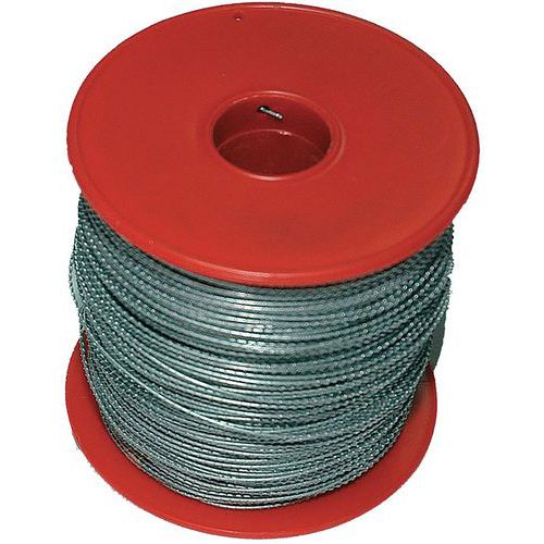 BBA Emballages - Fil perlé galvanisé N°1 - Pour plombs diamètre 10 mm - Scellage sécurisé