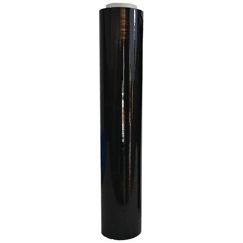 BBA Emballages - Film étirable ECOWRAPP EXTRA Noir 450mm x 270m - Rouleau de 6 - Résistant et Écologique