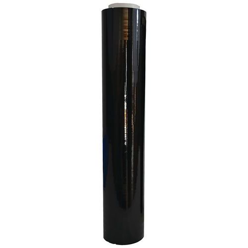 BBA Emballages - Film étirable ECOWRAPP PLUS SUPER 390 mm x 600 m Noir - Résistant et Écologique