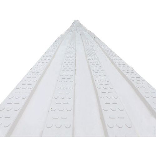 Rail de guidage PMR LIGNE blanc - Résine 220x1000mm - Antidérapant - Fixation à coller - Accessibilité handicapé
