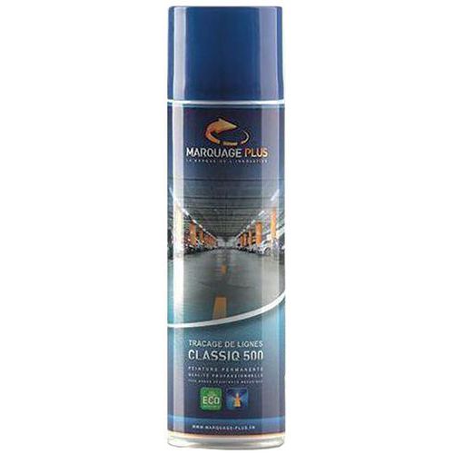 Peinture de traçage au sol aérosol bleu 500 ml - Marquage durable et visible - Idéal pour parkings et terrains