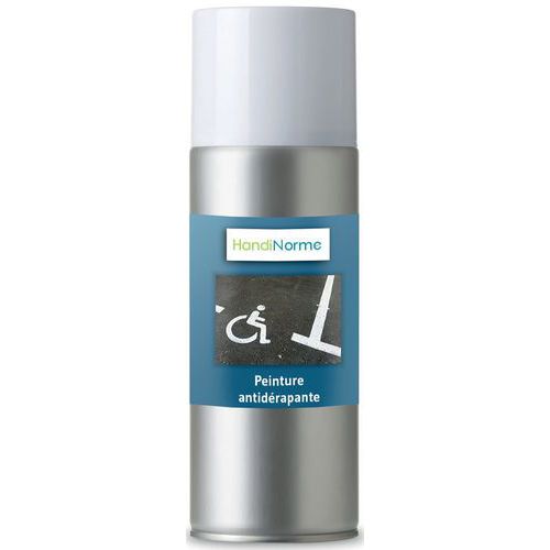 Peinture aérosol jaune antidérapante - 0.7 kg - Accessibilité handicapé