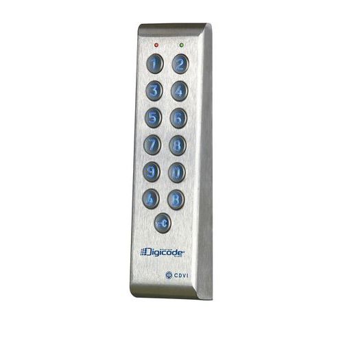 Digicode étroit inox 2 Relais Digicode étroit inox 2 Relais