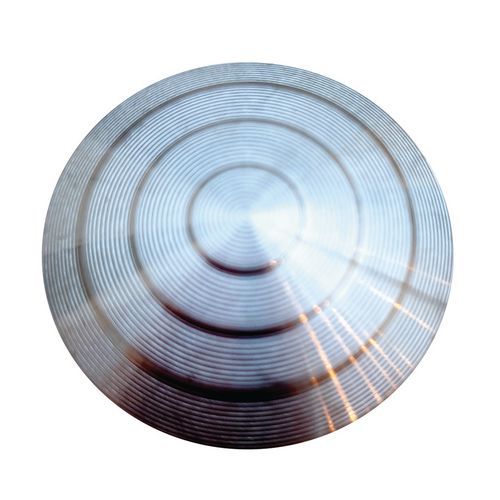 Lot de 150 - Plot Podotactile Adhésif En Aluminium Brut Rainuré