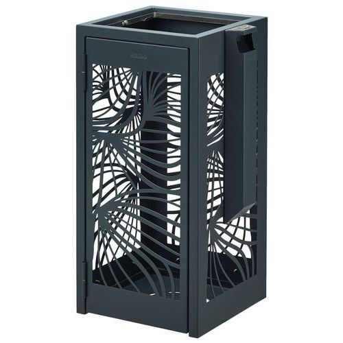 Cendrier/poubelle Bella 3l/110l Anthracite 7016