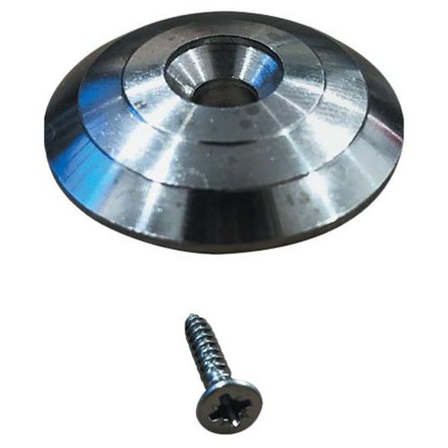 Lot de 80 - Plot Podotactile Bombé À Visser Aluminium