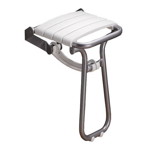 Siège De Douche Escamotable Gris