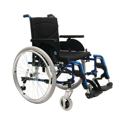 Fauteuil Roulant Pliable Eco Bleu