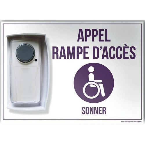 Kit Carillon d'appel UNIK n 13 appel rampe d'accès Horizontal Kit Carillon d'appel UNIK n 13 appel rampe d'accès Horizontal
