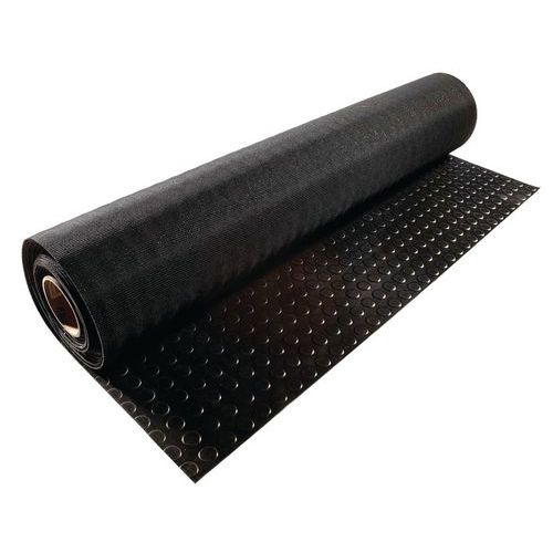 Rouleau De Tapis Antidérapant à Pastilles Noir