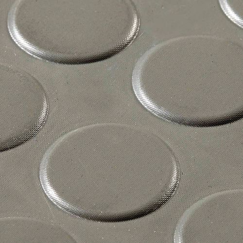 Rouleau De Tapis Antidérapant à Pastilles Gris