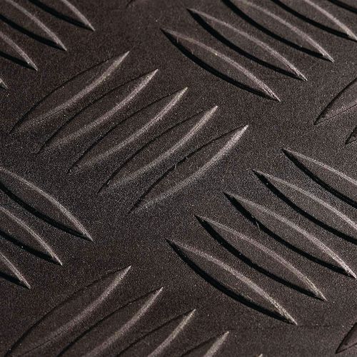 Rouleau De Tapis Antidérapant Motif Larmé Noir