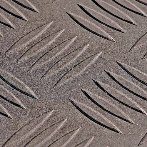 Rouleau De Tapis Antidérapant Motif Larmé Gris