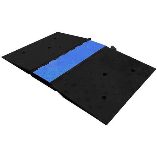 Cable Equipements - Passage de câble PMR COBRA 50-3 Bleu - 902x1670x75mm - Sécurité et Accessibilité