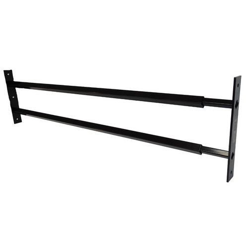 Mottez - Barre de sécurité télescopique pour fenêtre - Noire 99-188cm - Quincaillerie Robuste et Durable