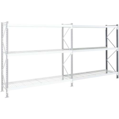 Manorga - Rayonnage Epsivol Suivant 3N - 2000x1800x800mm - Charge Lourde - Gris/Argent