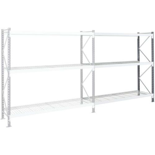 Manorga - Rayonnage Epsivol Suivant 3N - 2000x2500x1000mm - Charge Lourde - Acier Époxy Gris/Argent