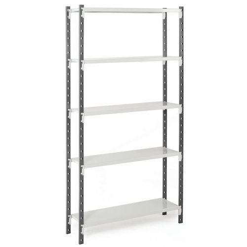 Manorga - Combi-Flip Kit Départ - 5 Niveaux - 2000x1250x600mm - Acier Époxy Gris