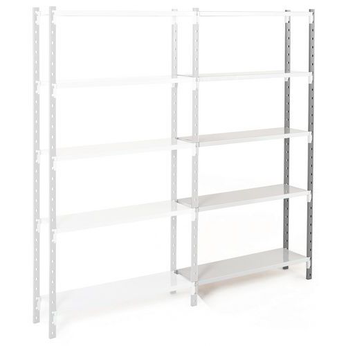 Manorga - Rayonnage Combi-Flip Suivant - 5 Niveaux - Acier Gris - 2000x1250x600mm - Charge 163kg/tablette