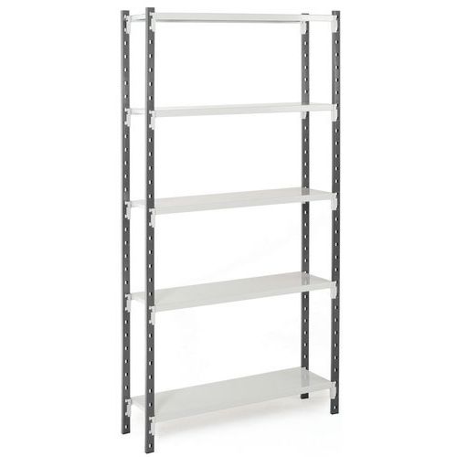 Rayonnage léger Flip - Kit Départ 5 niveaux 2000x1250x400mm - ManOrga - Manorga