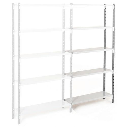 Manorga - Rayonnage Combi-Flip Suivant - 5 Niveaux - 2000x1250x366mm - Acier Époxy - Charge 114kg/tablette