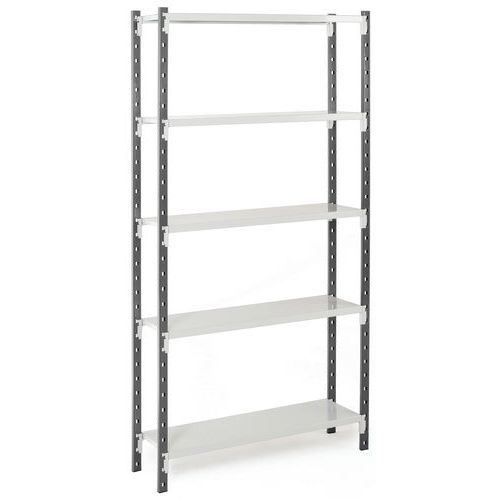 Manorga - Combi-Flip Kit Départ 5 Niveaux - 2000x1250x300mm - Acier Époxy Gris